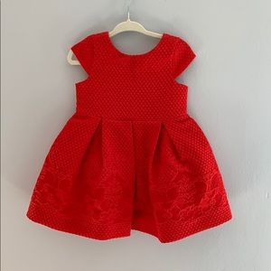 Janie & Jack Christmas Dress size 6-12 mos